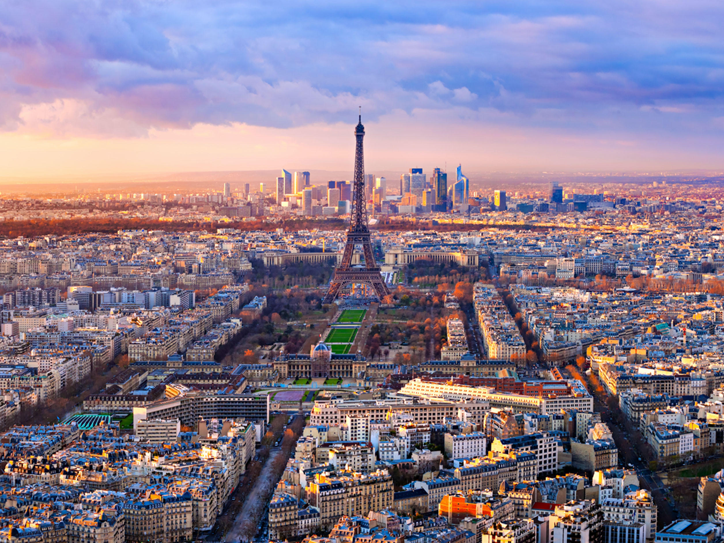 FOTOTAPETE Paris Ansicht 375 x 270 cm - Multicolor, Papier (375/270cm) - Sanders & Sanders