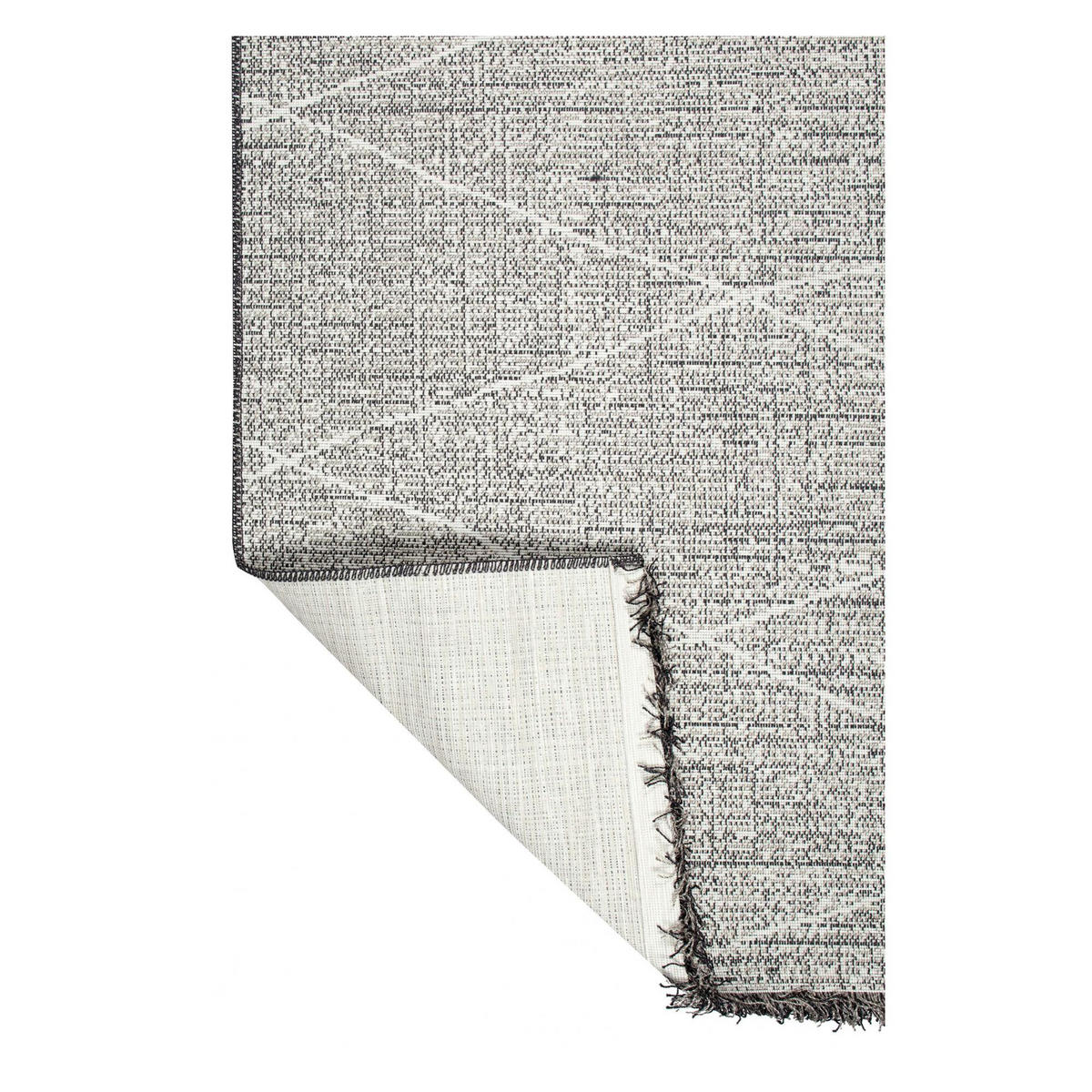 OUTDOOR-TEPPICH Tweed perlweiß 160 x 230 cm - Hellgrau, Textil (160/230cm) - Vivaraise