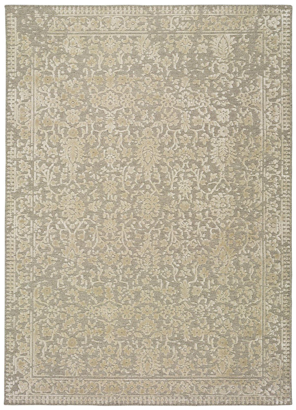 VINTAGE-TEPPICH Beige Isabella 140/200 cm - Beige, Naturmaterialien/Textil (140/200cm) - Atticgo