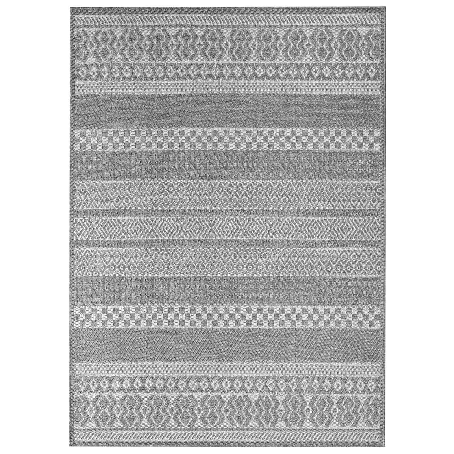 OUTDOORTEPPICH 80/150 cm Vermont 183 - Hellgrau, Kunststoff (80/150cm) - Paco Home