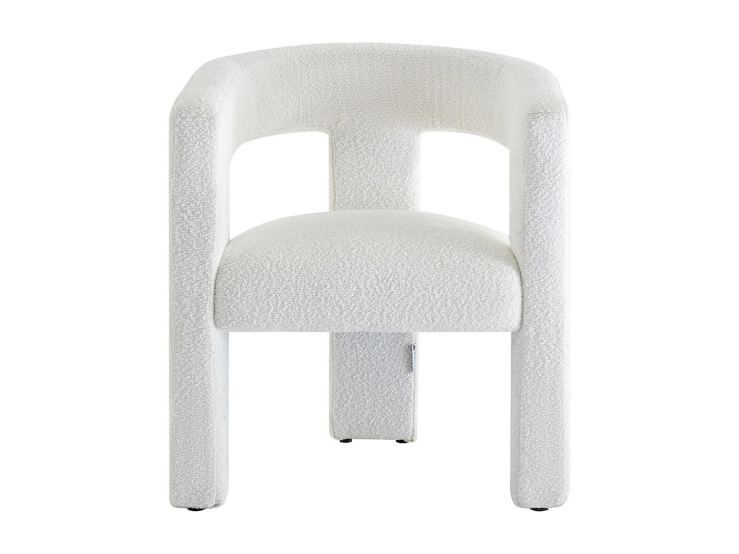 SESSEL mit gerader Rückenlehne - 1 Person - Stoff - Weiß - - Weiß, Textil (64/75/59cm) - Vente-Unique
