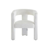 SESSEL mit gerader Rückenlehne - 1 Person - Stoff - Weiß - - Weiß, Textil (64/75/59cm) - Vente-Unique