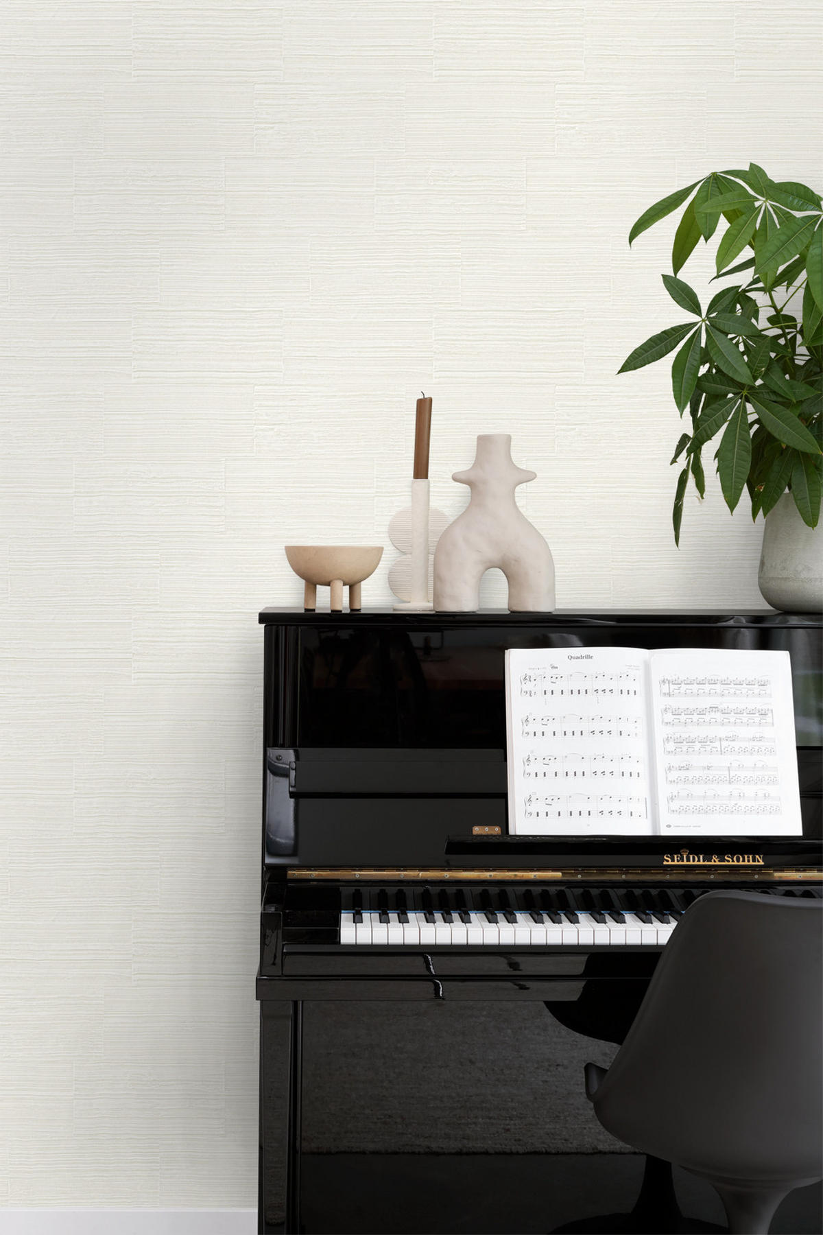 TAPETE Steinoptik 53 cm x 10.05 m - Weiß, Papier (53/1000cm) - Origin Wallcoverings