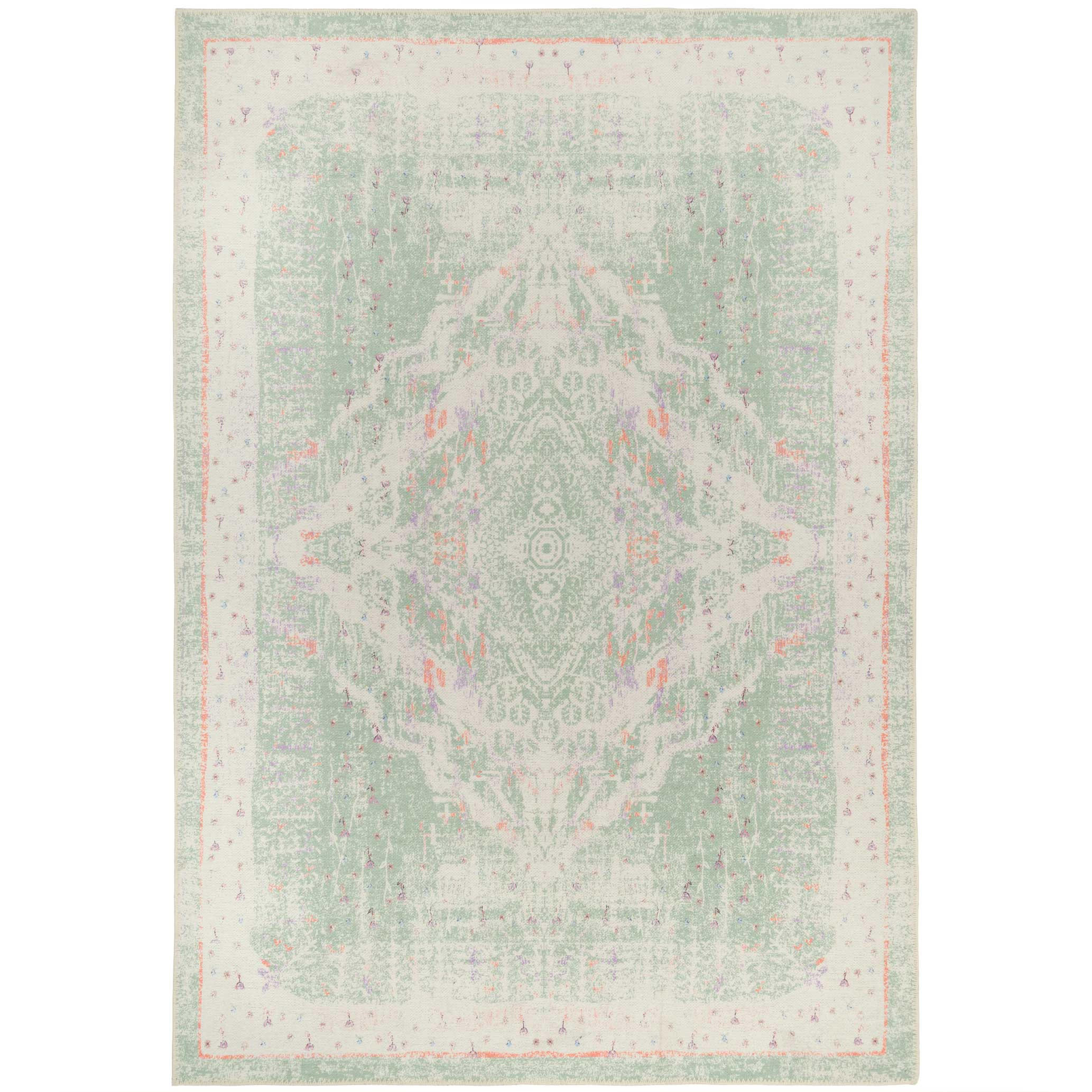FLACHWEBETEPPICH Lottie Grün - Grün, Textil (200/290cm) - Kukoon Rugs