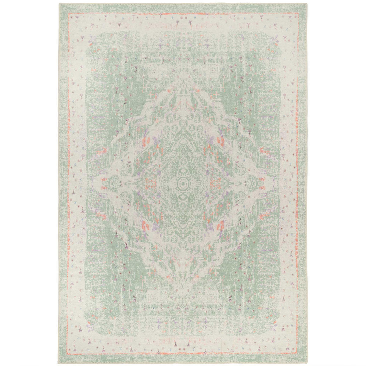 FLACHWEBETEPPICH Lottie Grün - Grün, Textil (160/230cm) - Kukoon Rugs