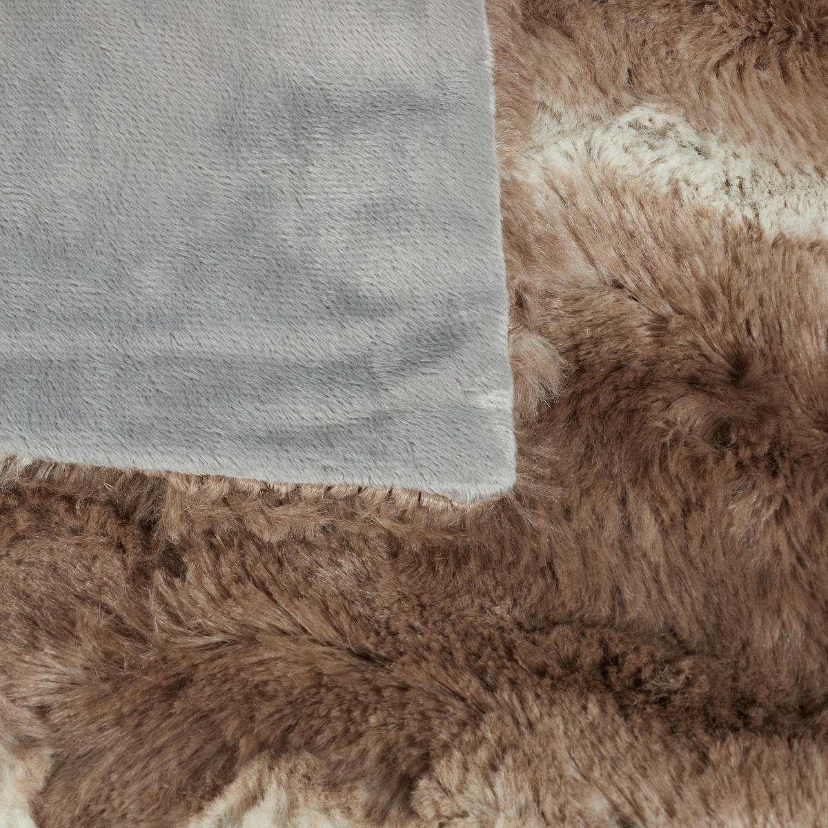 FELLDECKE - Multicolor, Textil (150/200cm) - Relaxdays