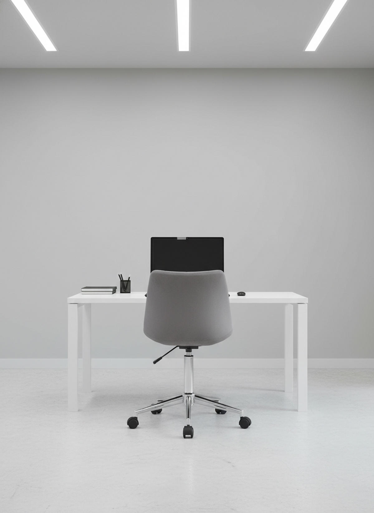 BÜROSTUHL Auronix Samt grau - Chromfarben/Grau, Metall (46/96/62cm) - TPFLiving