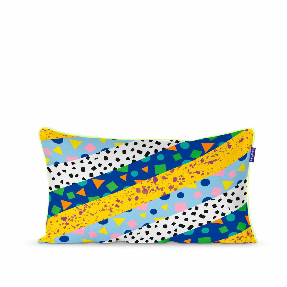 KISSENBEZUG dekorativ memphis 50x30 cm mehrfarbig - Multicolor, Textil (50/30cm) - Happy Friday