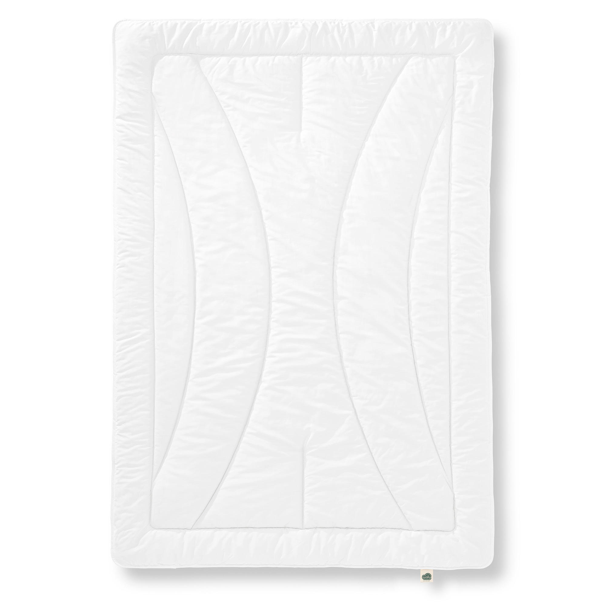 GANZJAHRESBETTDECKE MERINOWOLLE Schurwolle medium - Weiß, Naturmaterialien/Textil (155/220cm) - wolly