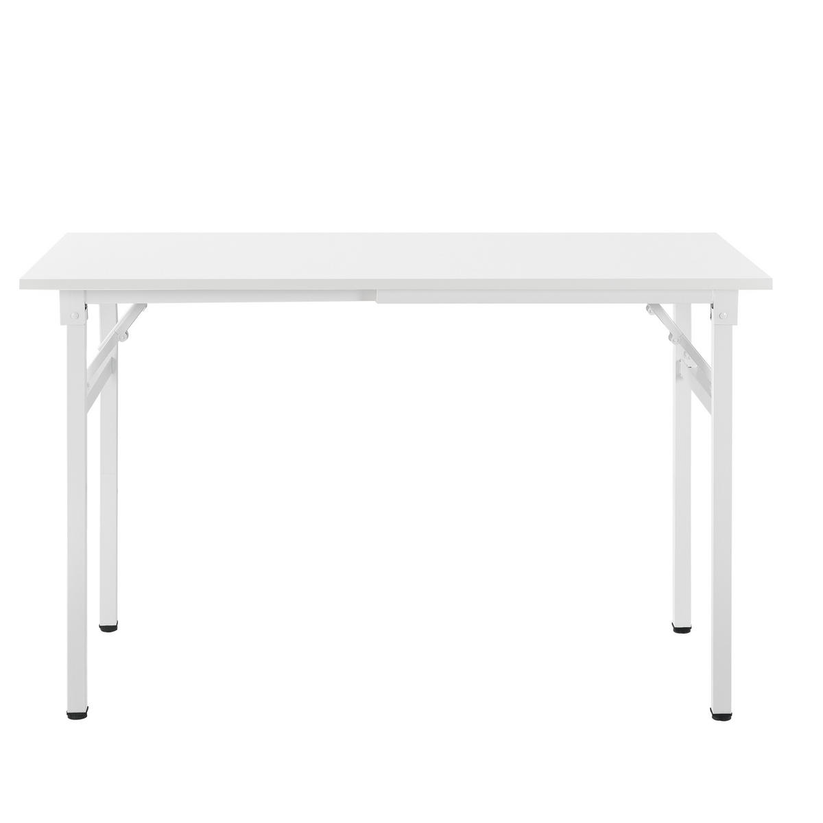 KLAPPTISCH - Weiß, Holzwerkstoff/Metall (120/76.4/60cm) - [neu.haus]