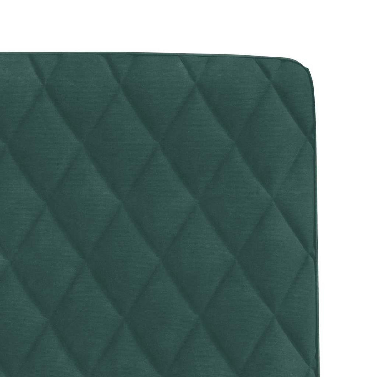 ESSZIMMERSTÜHLE 2 Stk. Dunkelgrün Samt 45*54*83cm - Grün, Metall (45/83/54cm) - ZMH