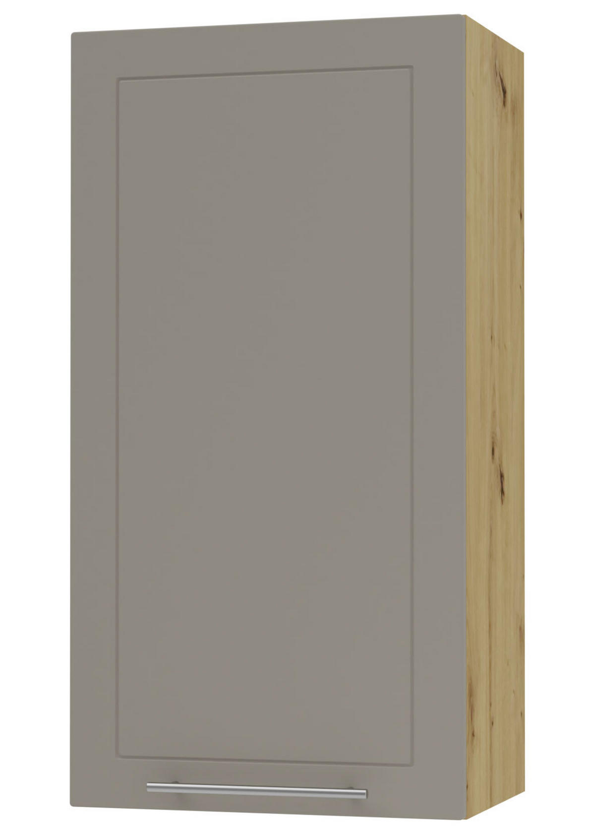 KÜCHENHÄNGESCHRANK Kvantum W4/50 Beige Matt / Eiche Artisan Matt 50 / 32,5 / 96cm - Beige/Eiche Artisan, Holz/Holzwerkstoff (50/96/32.5cm) - Feldmann-Wohnen