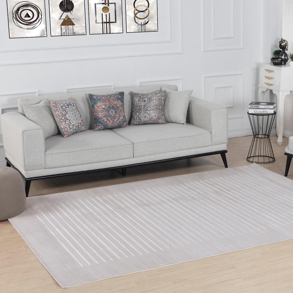 KURZFLORTEPPICH 200/275 cm Beige - Beige, Naturmaterialien/Textil (200/275cm) - LIVABLISS