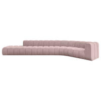 ECKSOFA modulares Sofa Tilmo-L2 - 490x194x70 cm Rosa - Rosa, Holzwerkstoff/Textil (490/194cm) - ALTDECOR