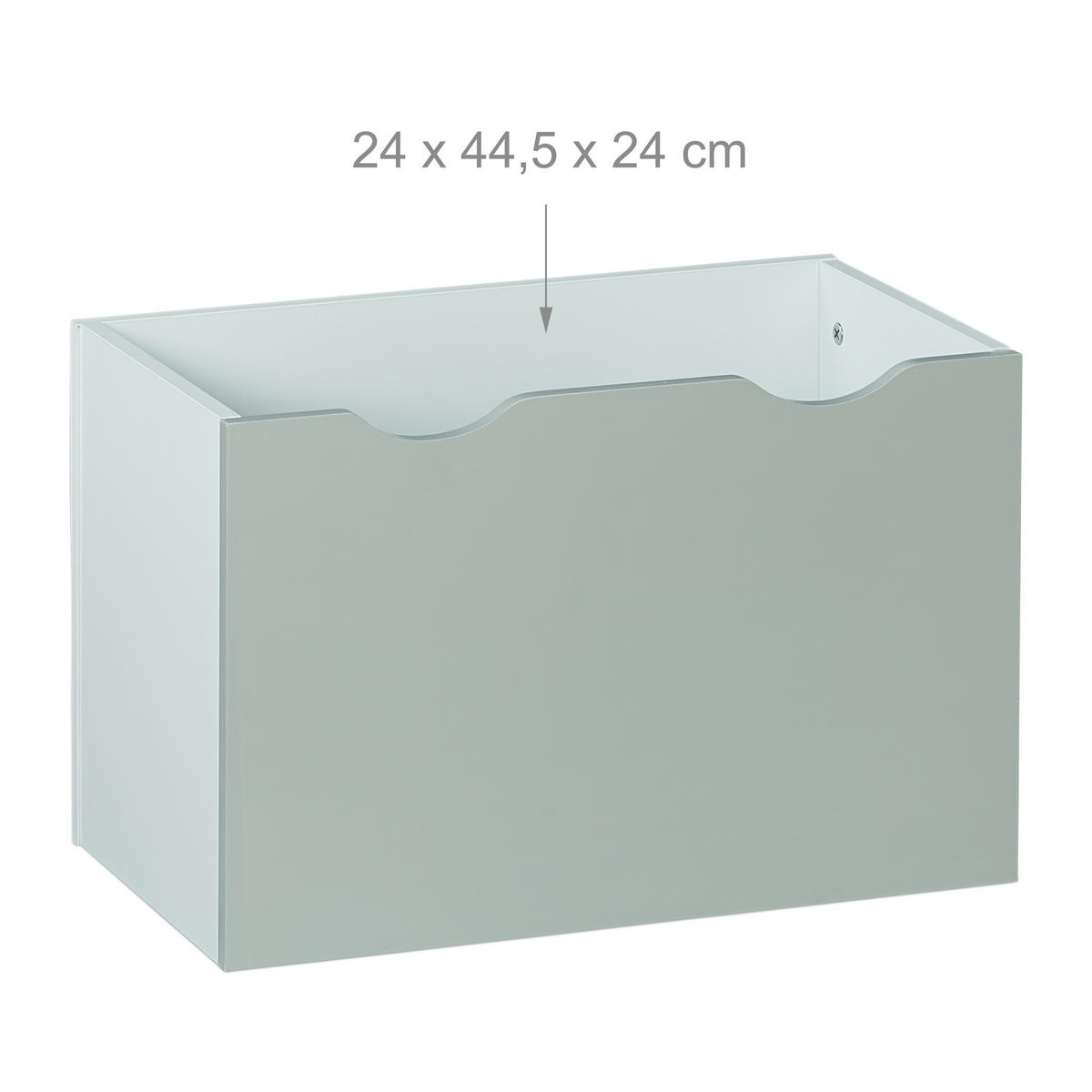 KINDERREGAL - Multicolor, Holzwerkstoff (50.5/70/28cm) - Relaxdays