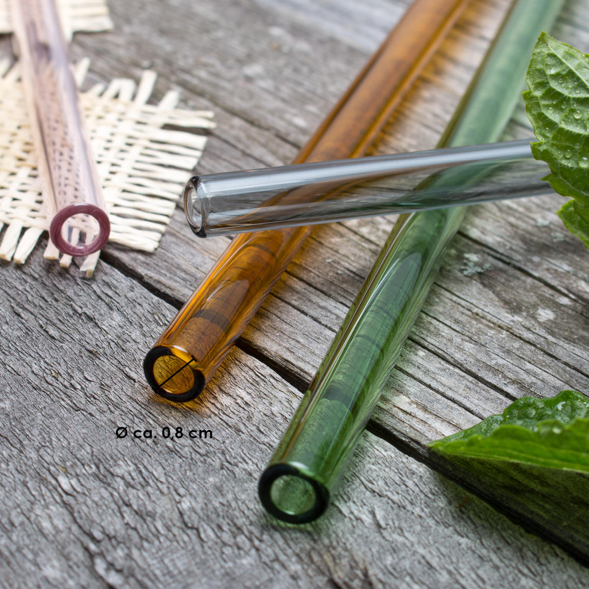 GLAS-TRINKHALME, bunt, Borosilikatglas - Multicolor, Glas (0.8/25cm) - bremermann