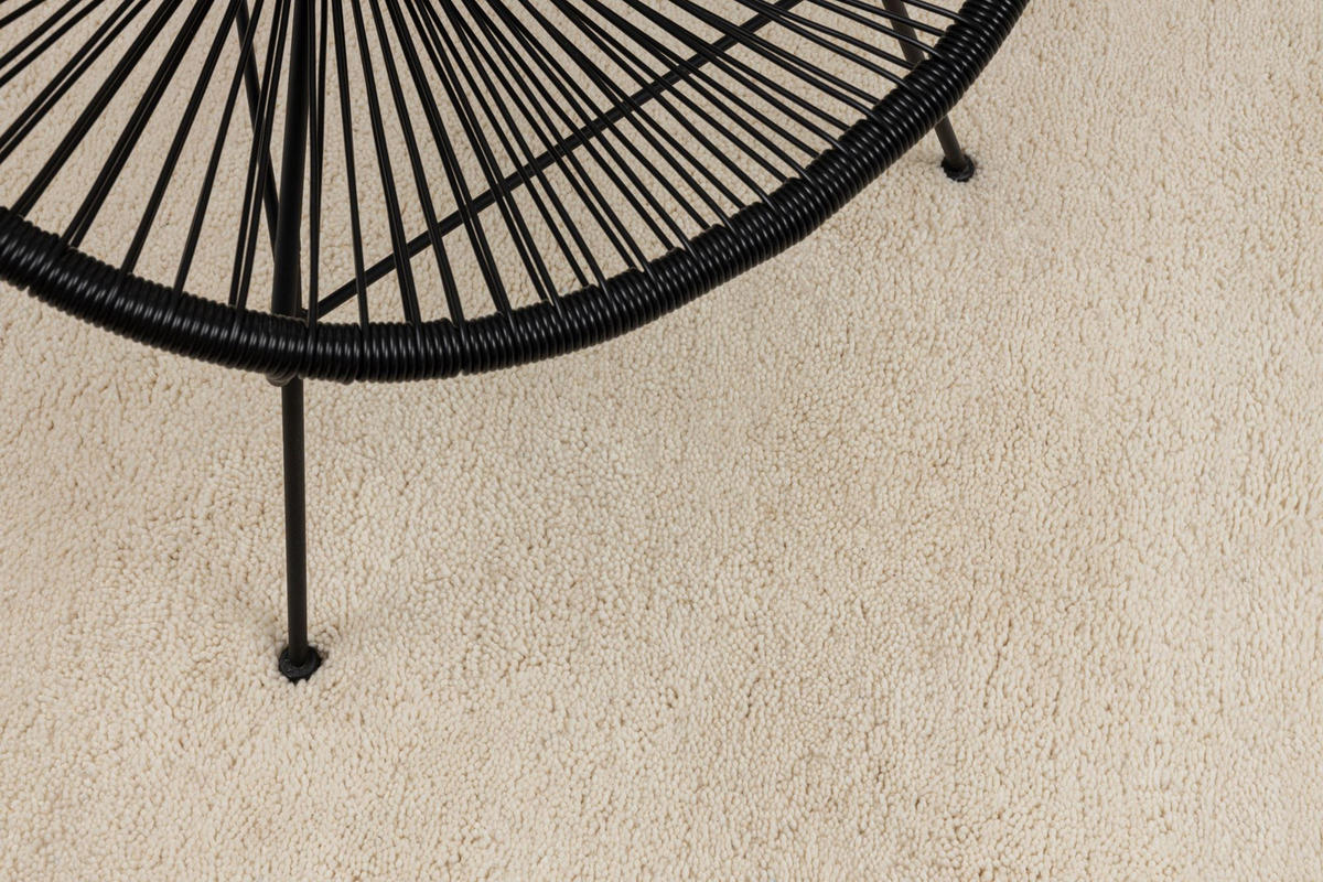 BERBERTEPPICH Luxus Berber 15/15 Double 170x240 cm - Weiß, Textil (170/240cm) - Rug and Roll