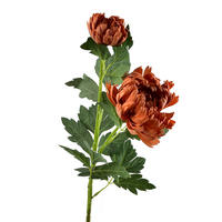 UMĚLÁ CHRYZANTÉMOVÁ VĚTVIČKA Viridis, 69 cm - zelená barva, plast (69cm) - Mondex