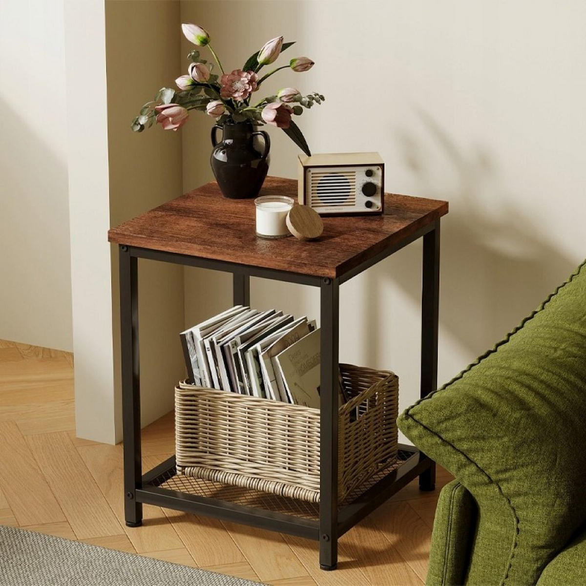 COUCHTISCH, braun 45/55/45 cm - Braun, Holzwerkstoff (50/61/7cm)