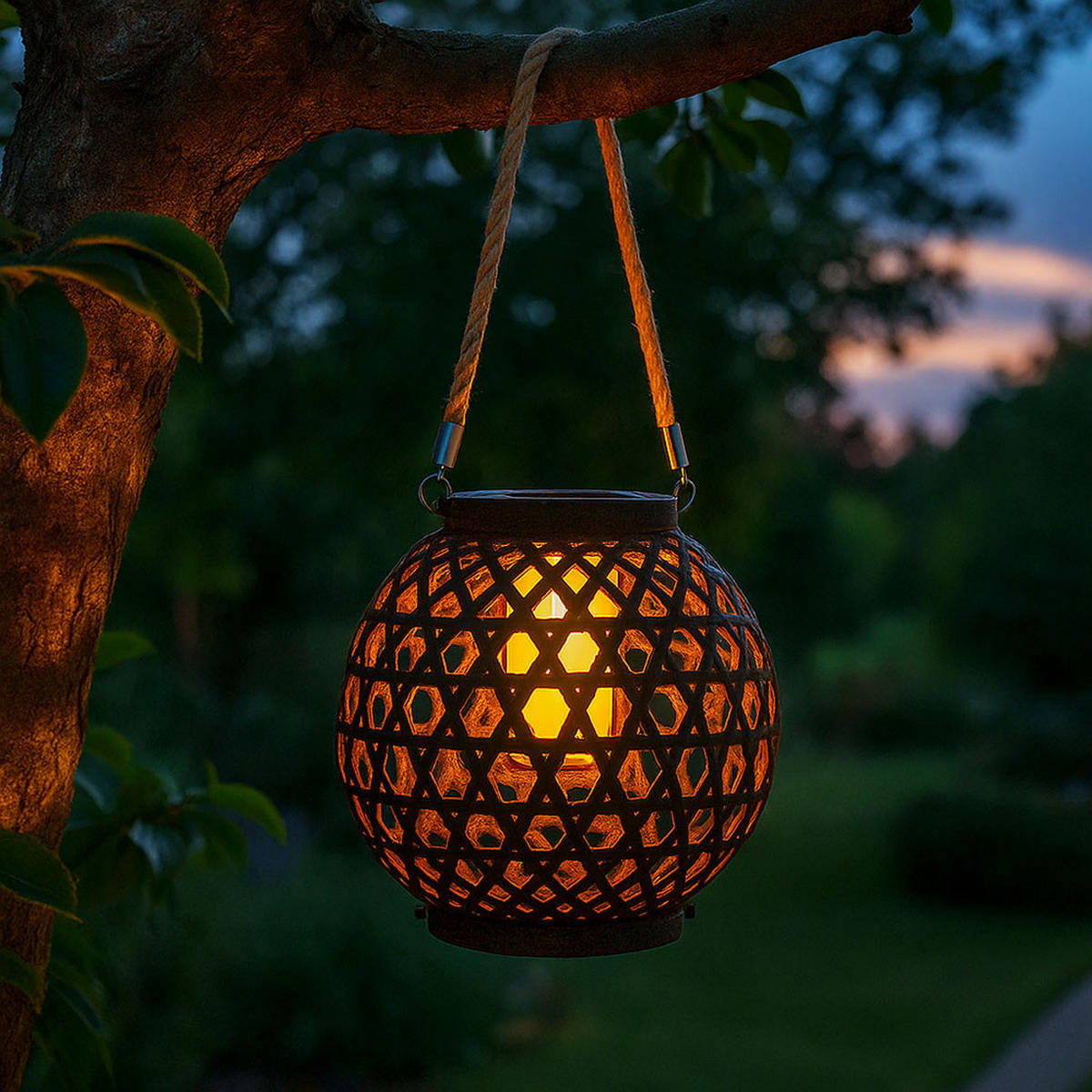 2X LED AUSSENLEUCHTE Metall Kupfer Kugel - Kupferfarben, Kunststoff (20/20/36cm) - Globo Lighting