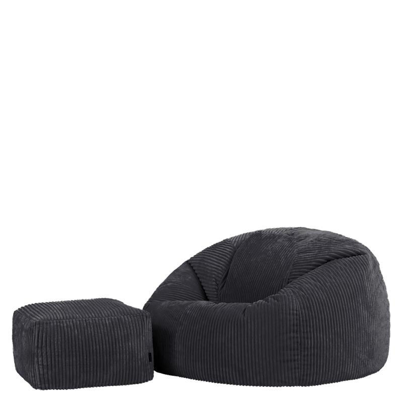 icon Sitzsack Anthrazit 92x52x92 cm