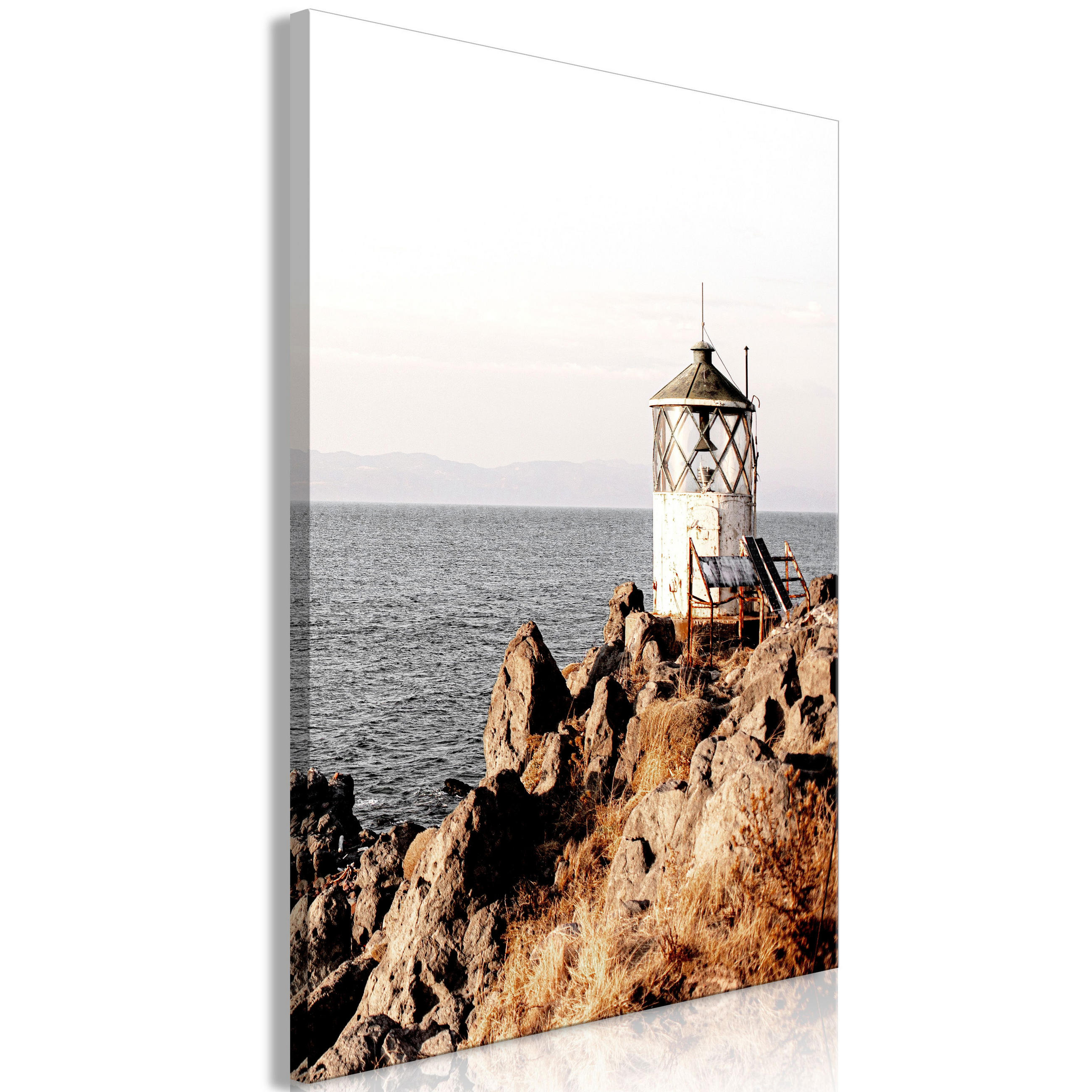 KUNSTDRUCK Braun 40/60 cm - Braun/Grau, Textil (40/60cm) - KUNSTLOFT