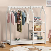 KINDERKLEIDERSTÄNDER SALLY weiß - Weiß, Holz (120/118/42cm) - IDIMEX