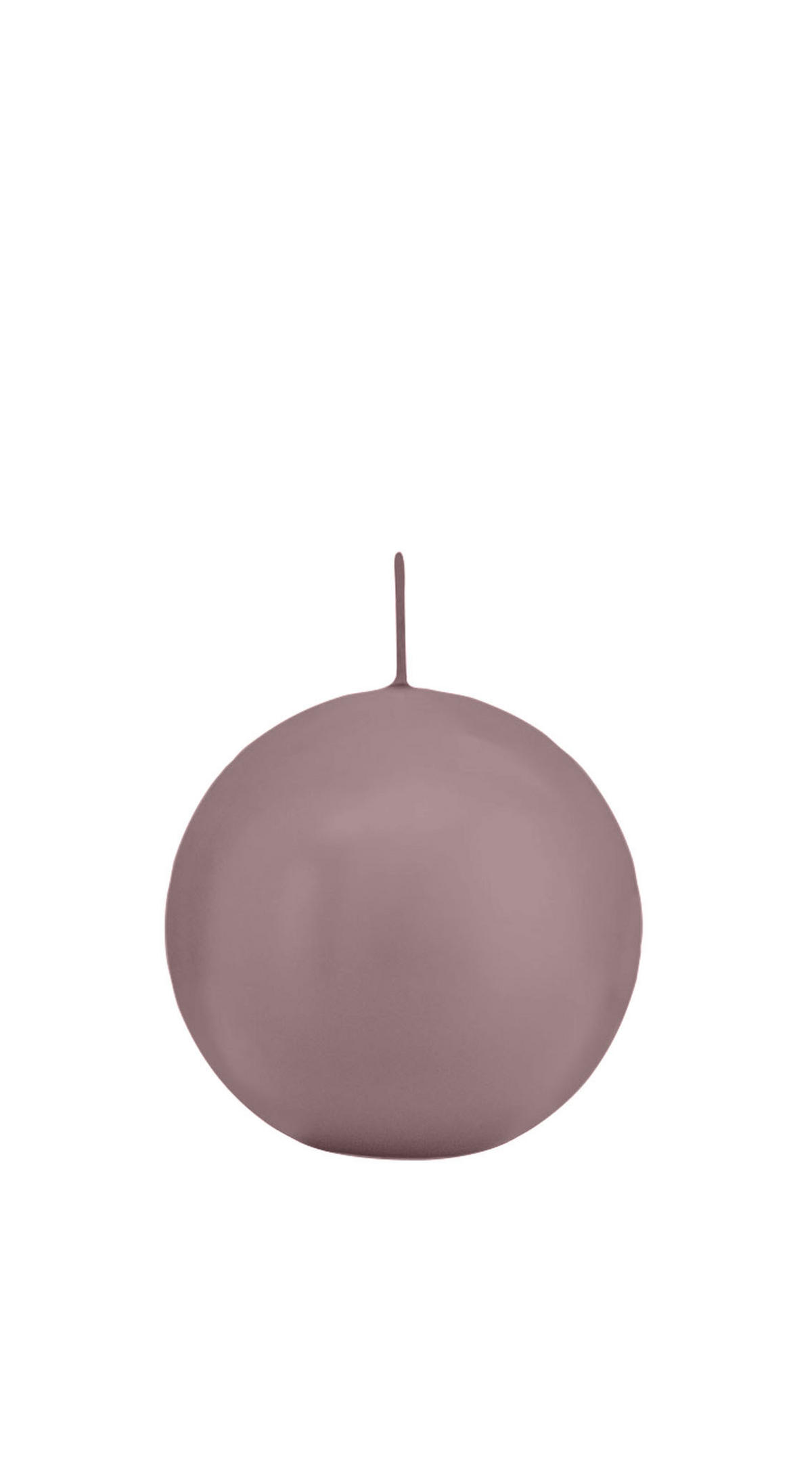 KUGELKERZEN Mauve Lila Ø 70 mm, 12 Stück - Mauve, Paraffin (7/7/7cm) - Wiedemann Kerzen