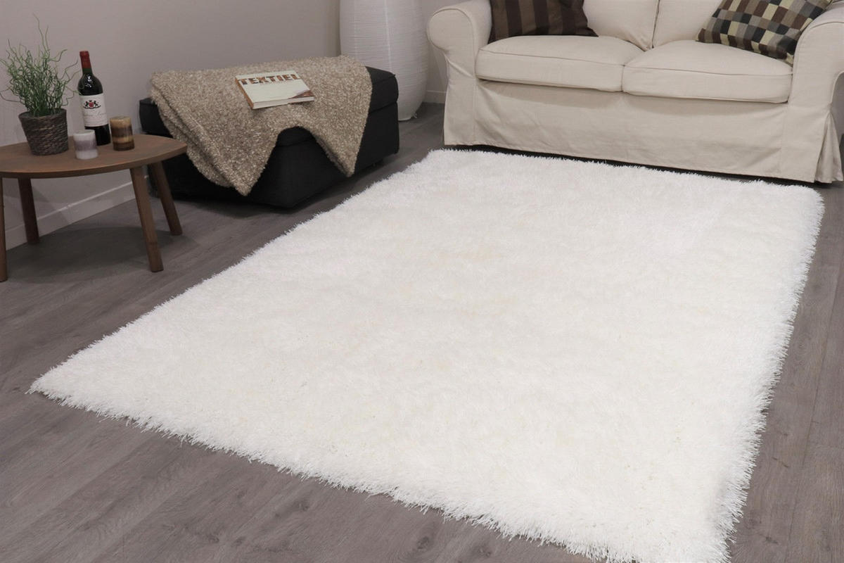 HOCHFLOR-TEPPICH Soho Weiß 80x150 cm - Multicolor, Textil (80/150cm) - Vercai Rugs