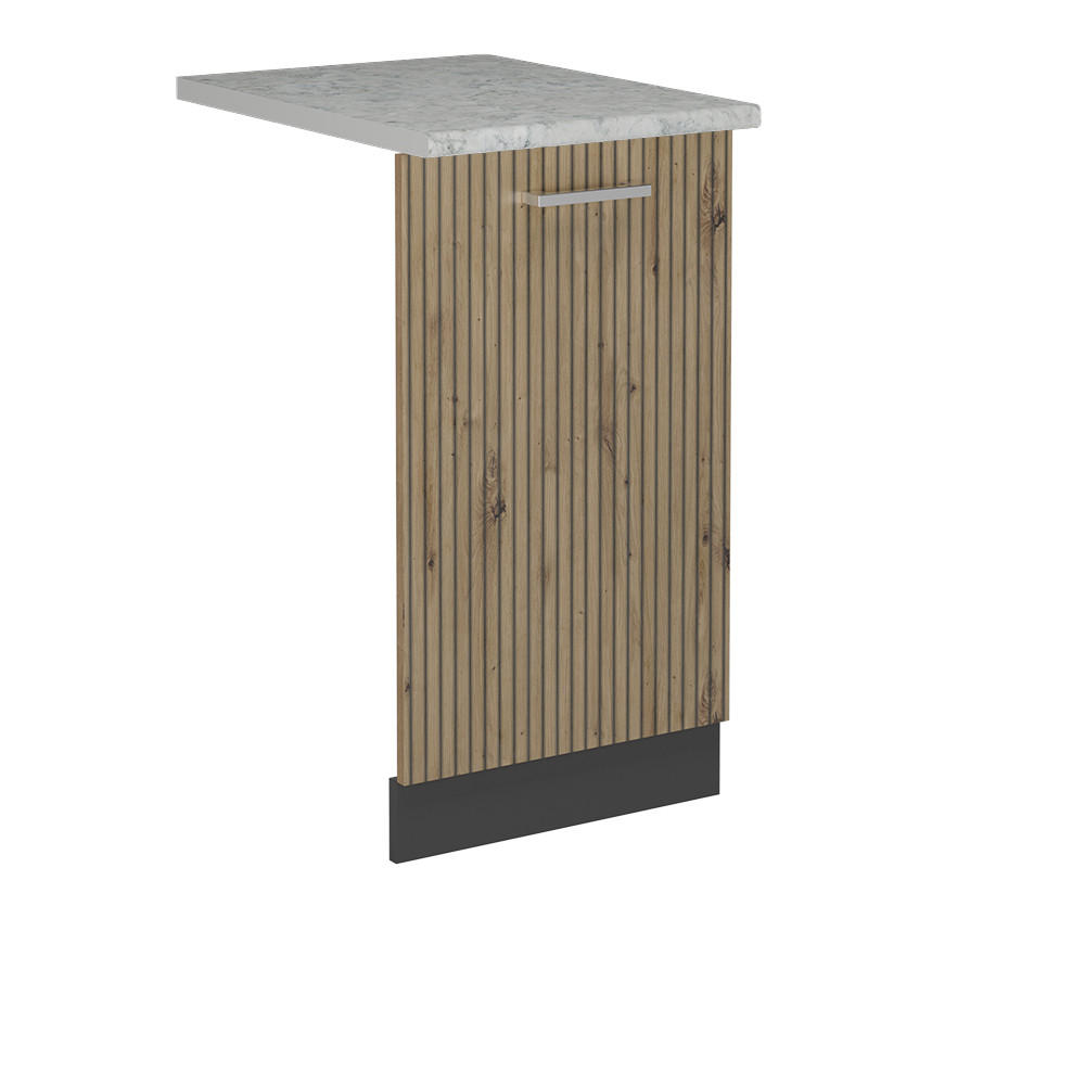 DISKMASKINENS FRONTPANEL R-Line Hantverks ek 45 cm , AP Marble Ek Artisan, Antracit 81.8/45/60 cm