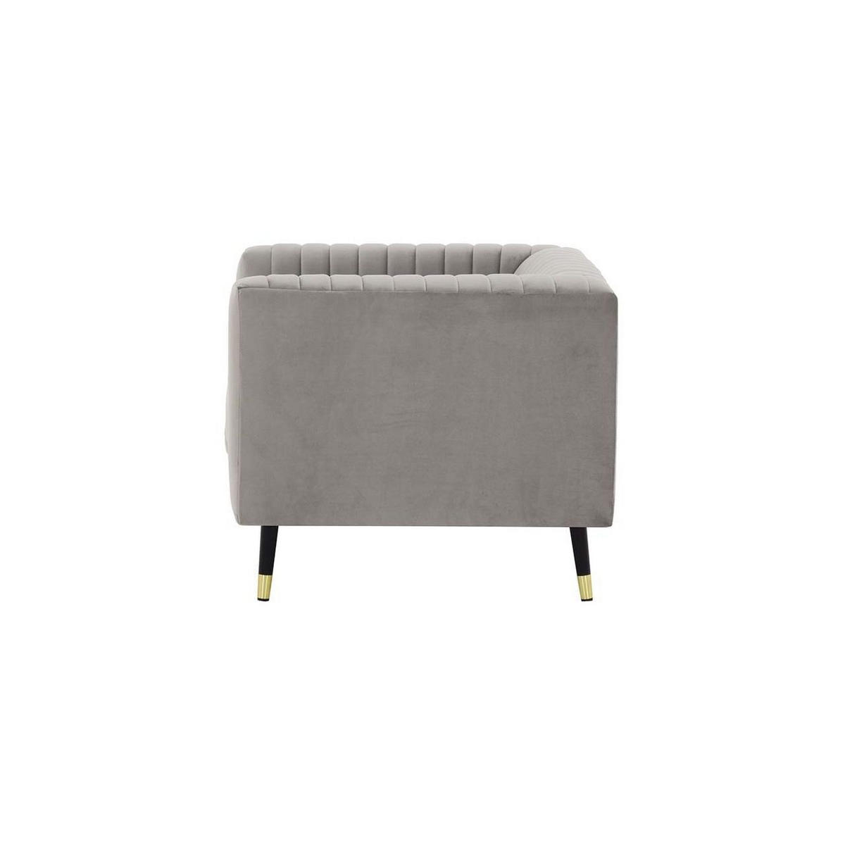SESSEL Slender-Velluto 15 - Hellgrau, Holz/Textil (99/71/83cm) - SLF24
