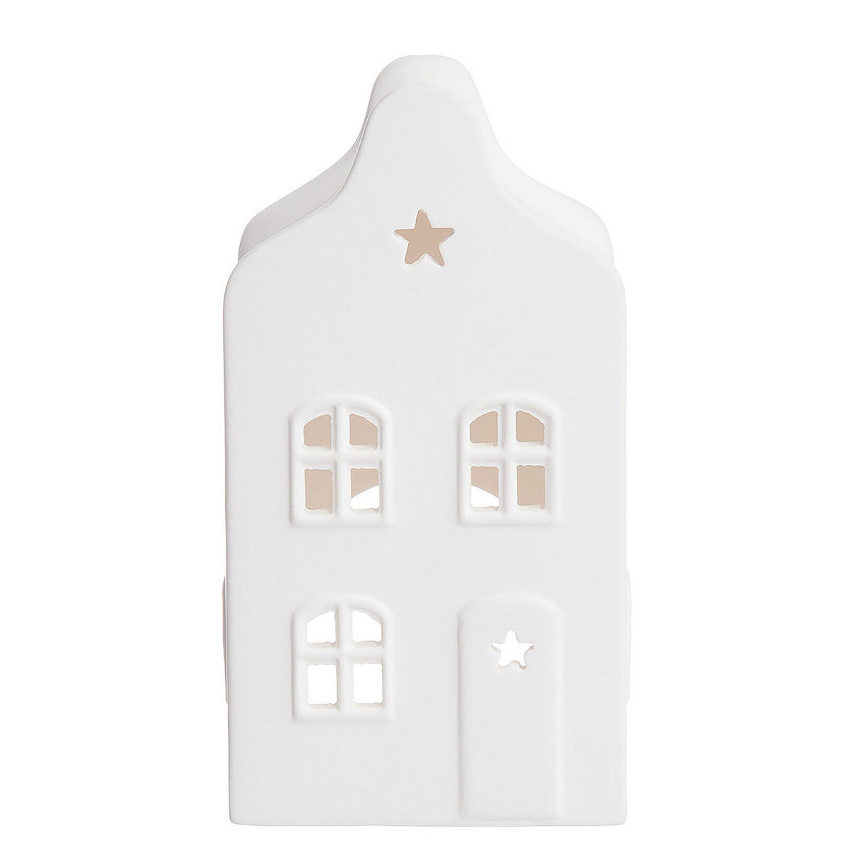 TEELICHT (6er-Set) Amsterdam Mini-Teelicht - Weiß, Keramik (11cm) - Butlers