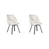ESSZIMMERSTUHL Lewis Beige 58/52/84 cm 2er-Set - Creme, Textil (52/84/58cm) - LABEL51