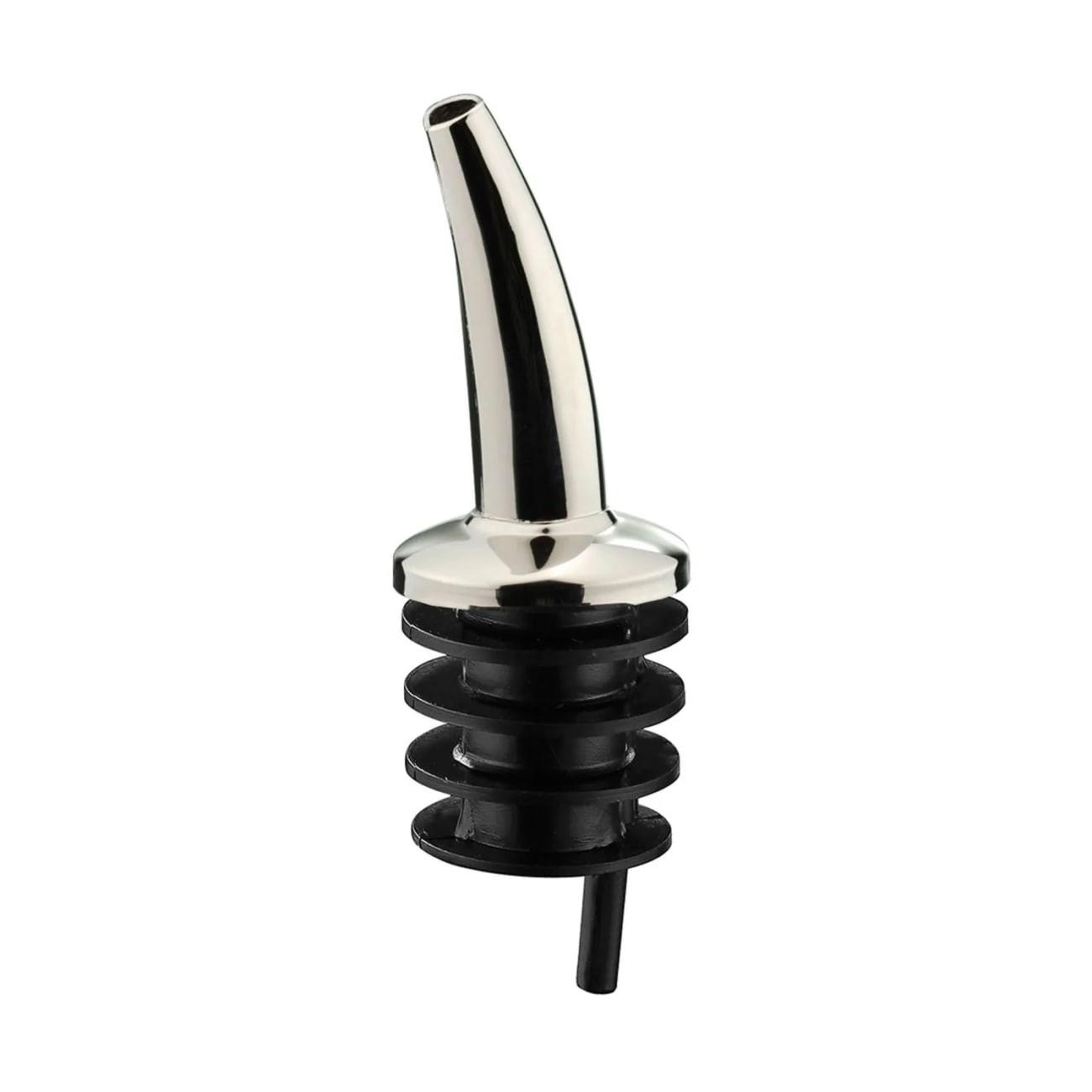 FLASCHENVERSCHLUSS QUICK RIP, mit Ausgießer, Lamellenkorken, für 0,5-1,0 L Flaschen - Alufarben, Metall (3/3/9cm) - ich-zapfe