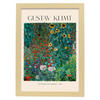 POSTER Granja -Garten Mit Sonnenblume A3 Rahmen Aus Hellem Holz - Beige, Papier (29.7/5/42cm) - Nacnic