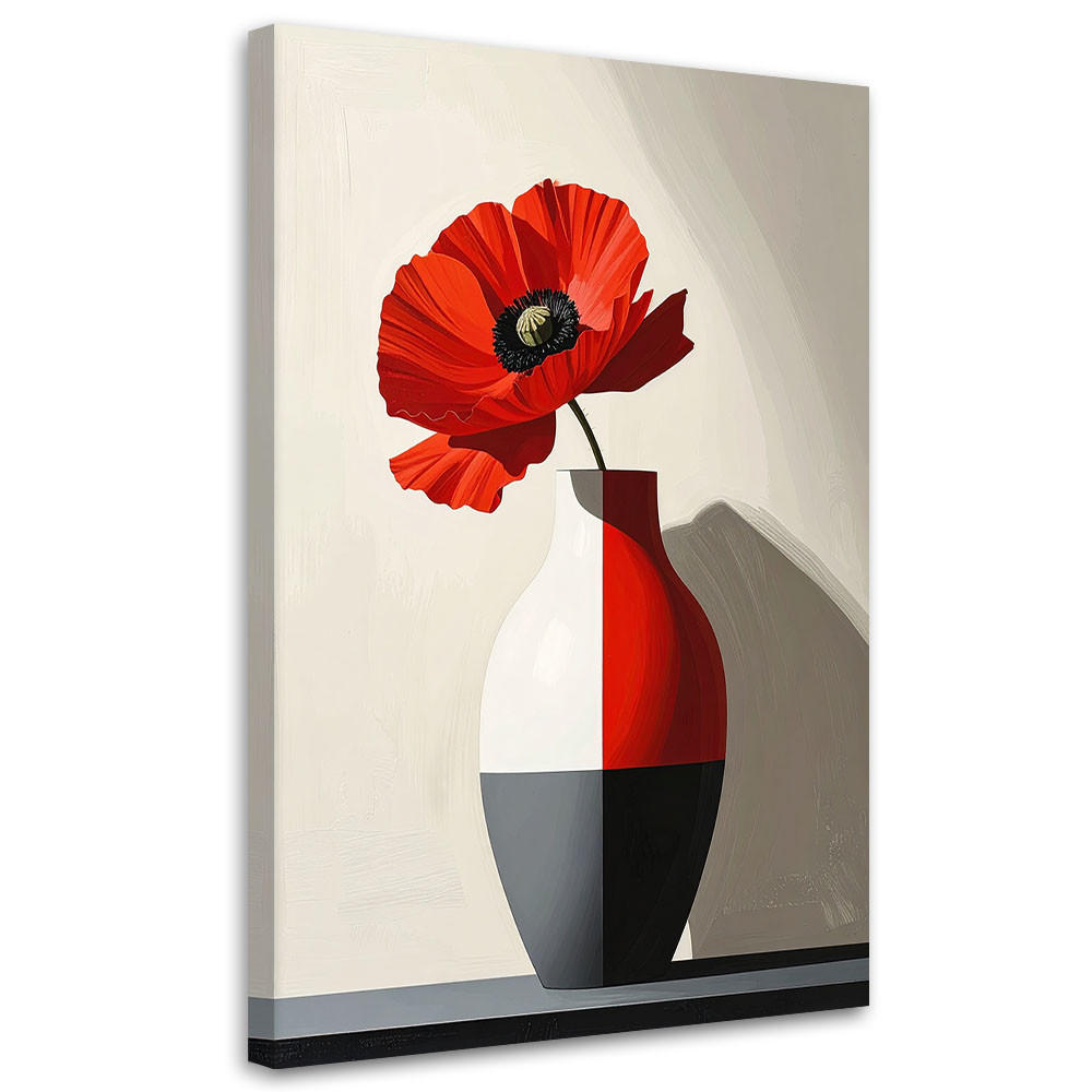 Feeby Leinwandbilder, Rot 70x100 cm