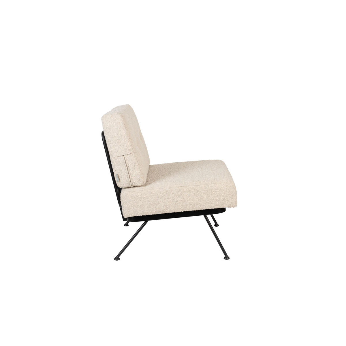 SESSEL Bowie Bouclé Beige - Beige, Textil (68/83/73.5cm) - Zuiver