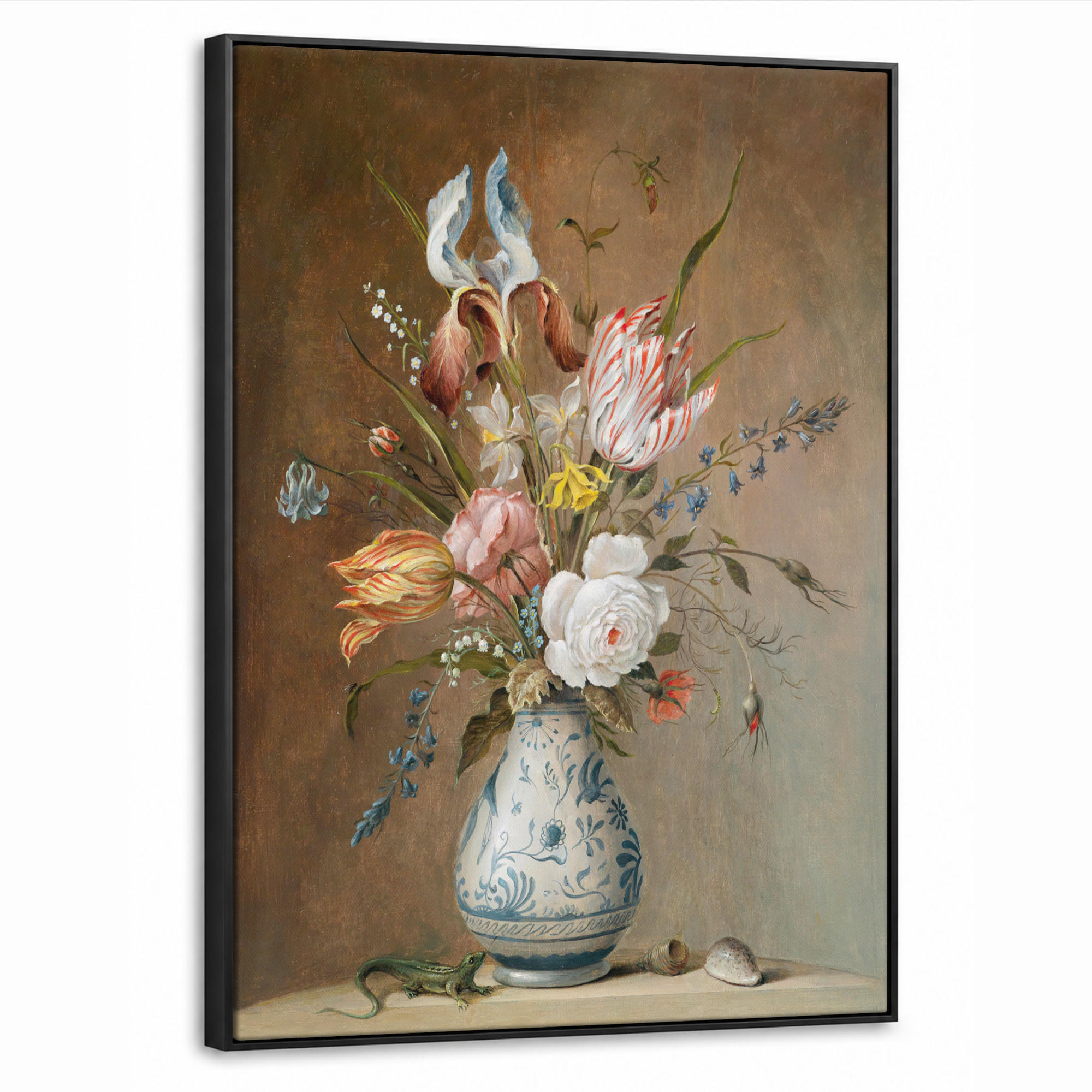 MuchoWow Leinwand Hellbraun 50x70 cm