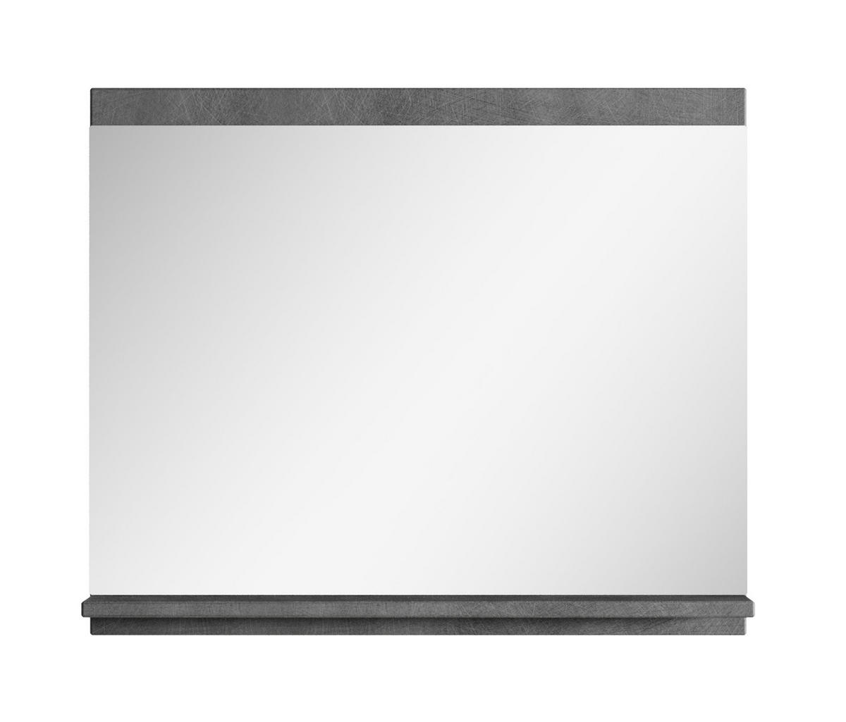 SPIEGEL Montreal Dunkel Grau - 60 x 12 x 50 cm - Grau, Glas (60/50/12cm) - Badplaats