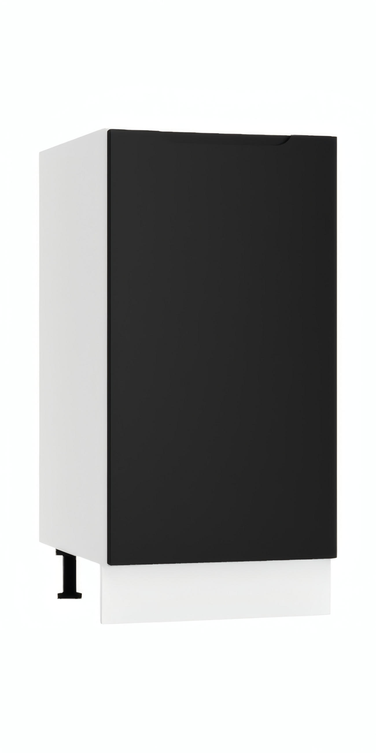 UNTERSCHRANK D40 P/L - Zivora - Stilvolle Aufbewahrung - Schwarz, Holz (40/82/52.4cm) - ROYAL24_MARKT