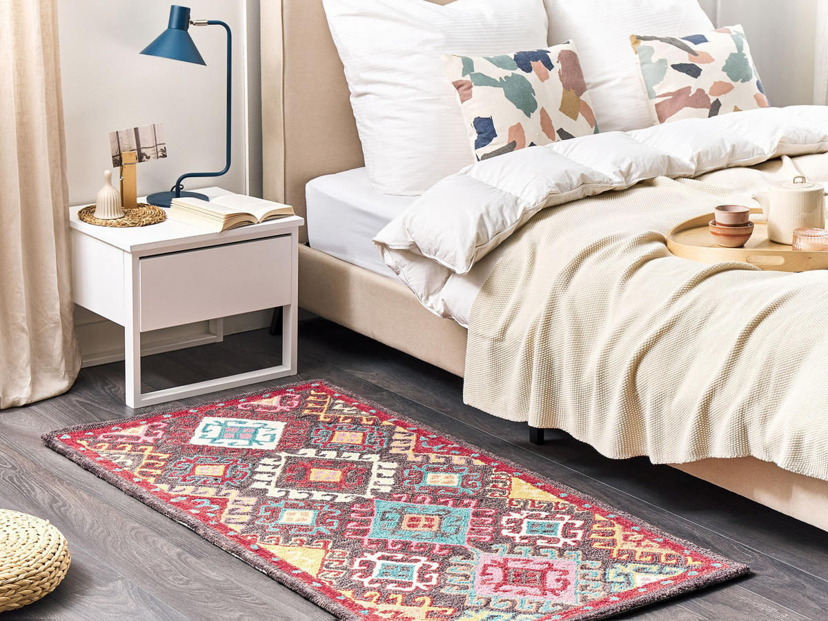 VINTAGE-TEPPICH Finike 150/80 cm - Multicolor, Textil (80/150cm) - Beliani