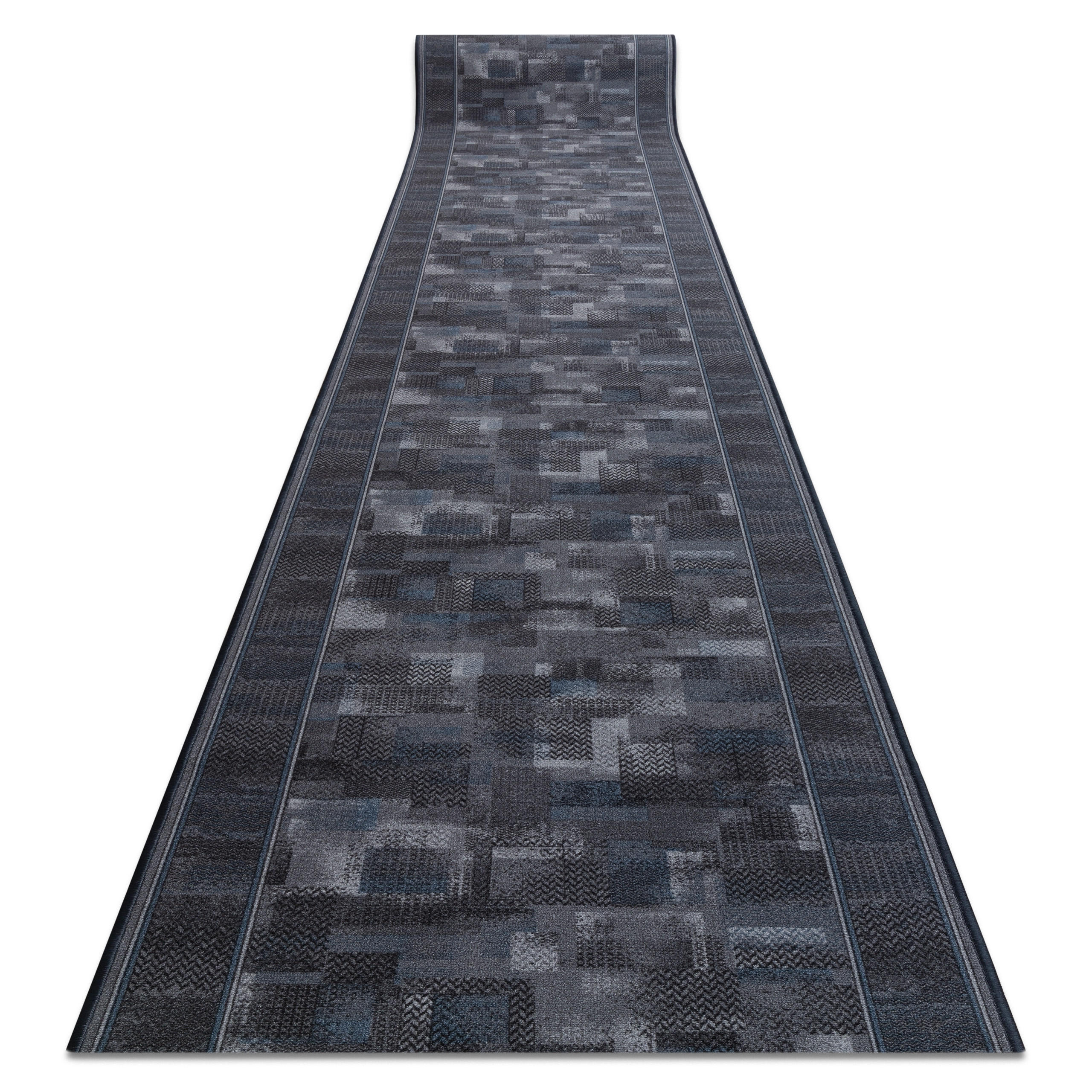 LÄUFER Antirutsch TRIBE 80/230 cm - Anthrazit, Textil (80/230cm) - rugsX
