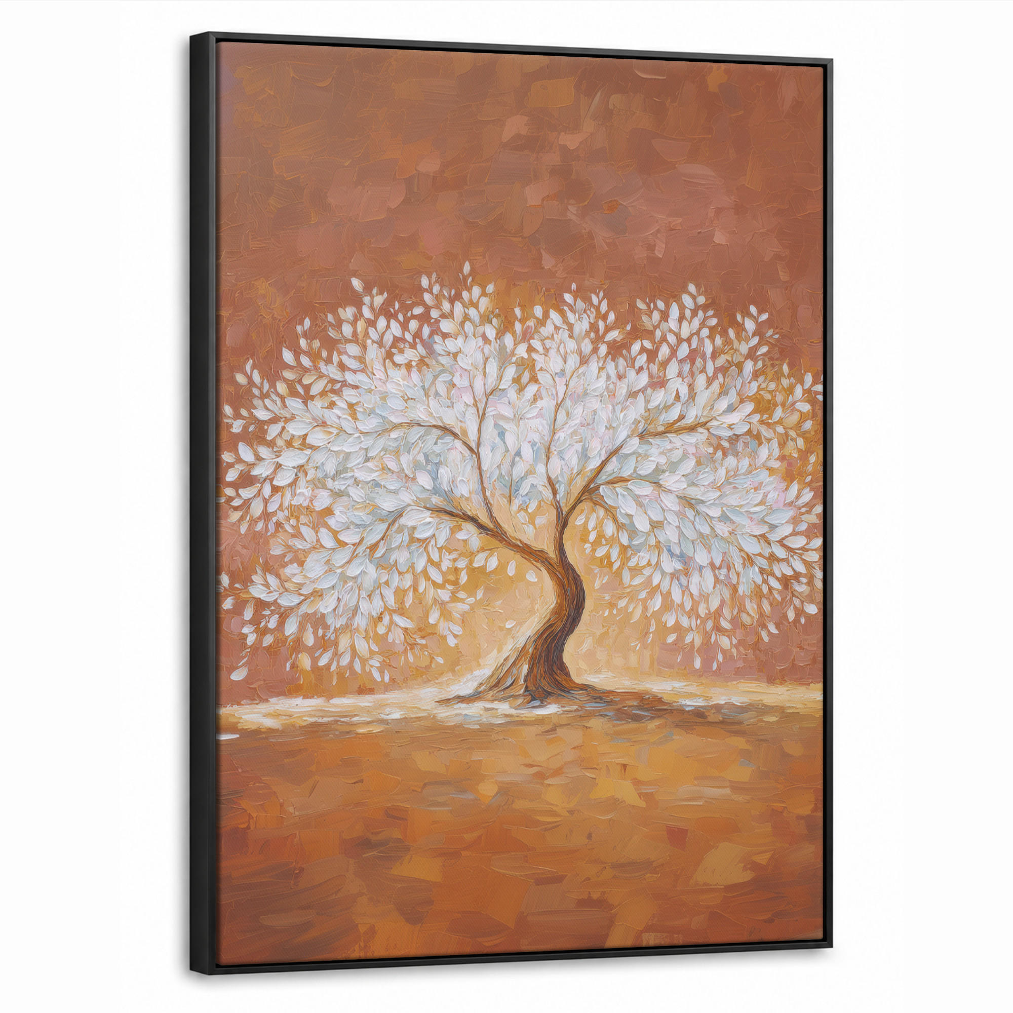 MuchoWow Leinwand Braun 60x80 cm