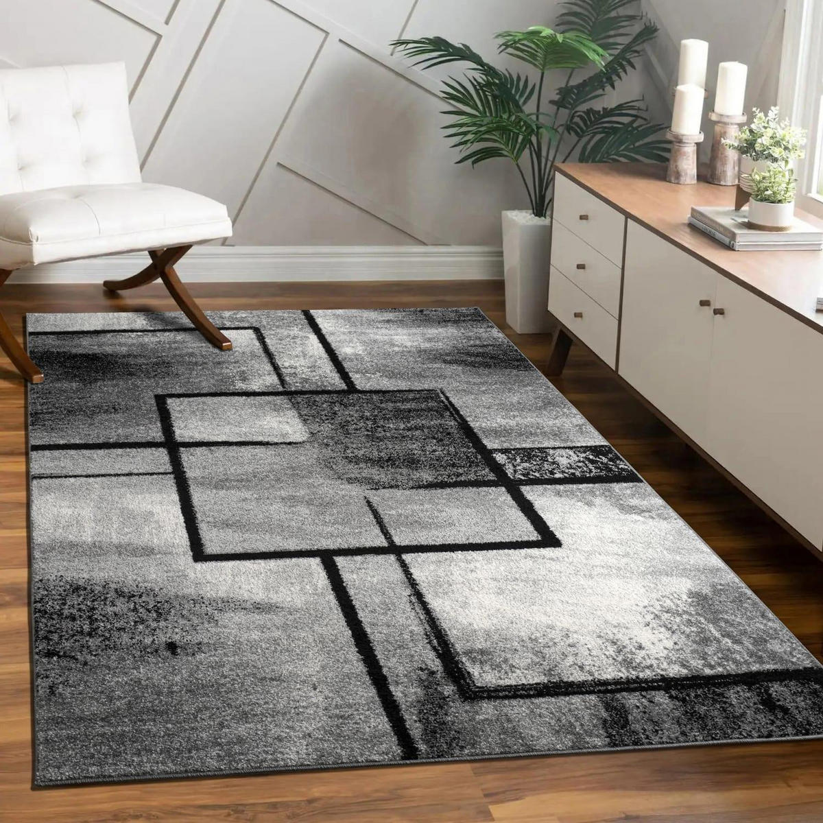 KURZFLORTEPPICH 200/290 cm Mondial 107 - Grau, Kunststoff (200/290cm) - Paco Home