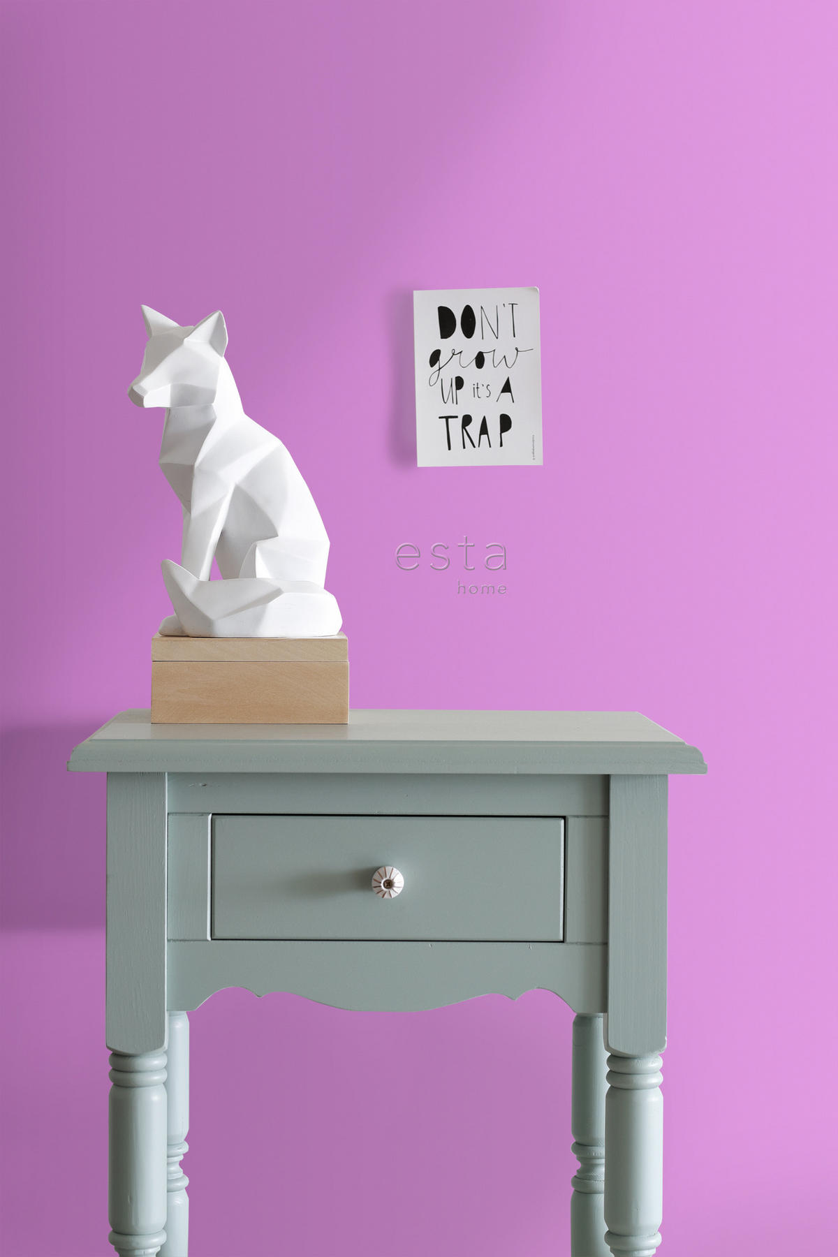 TAPETE Uni 53 cm x 10.05 m - Pink, Papier (53/0.1cm) - ESTAhome