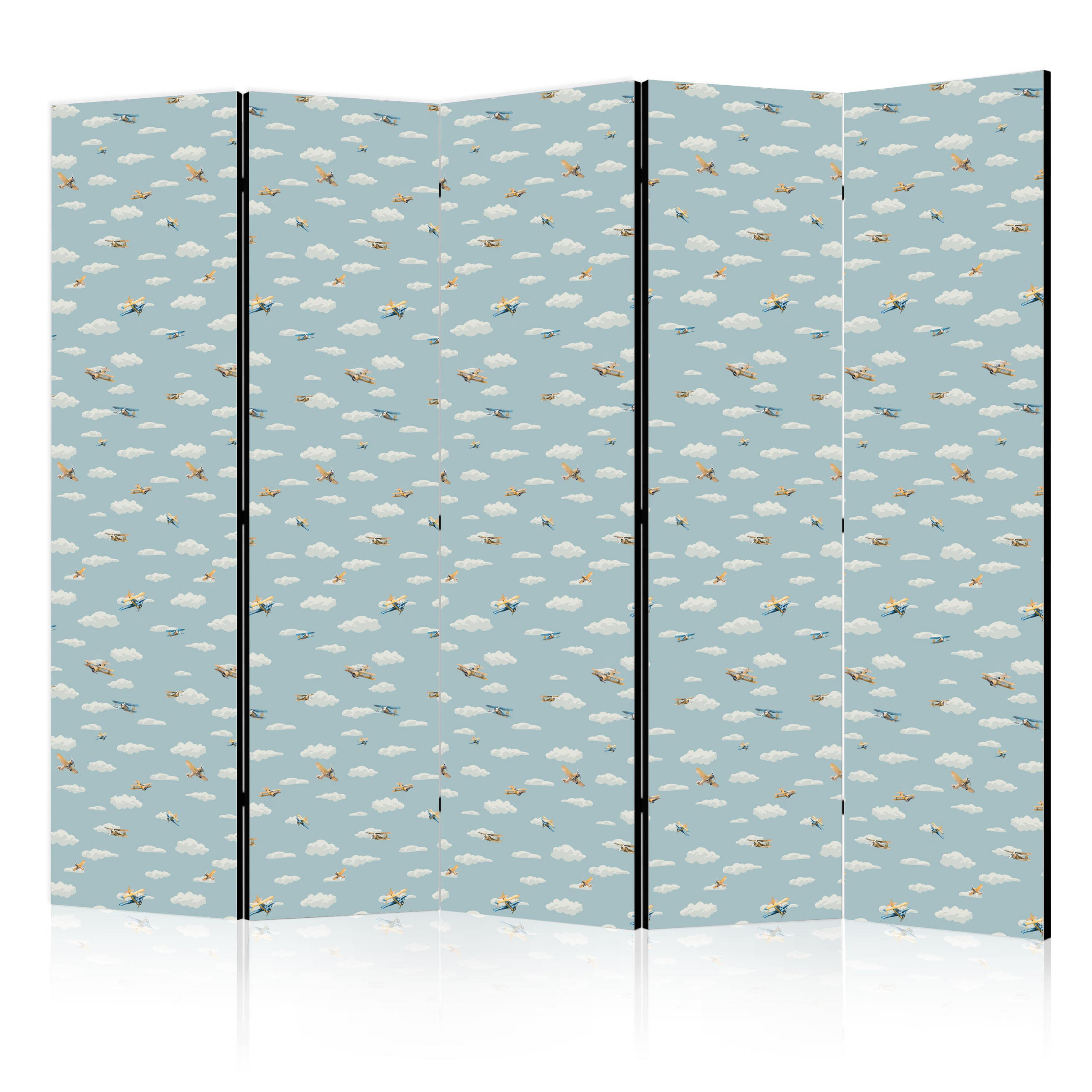 Muralo Paravent Blau 225x172x3 cm