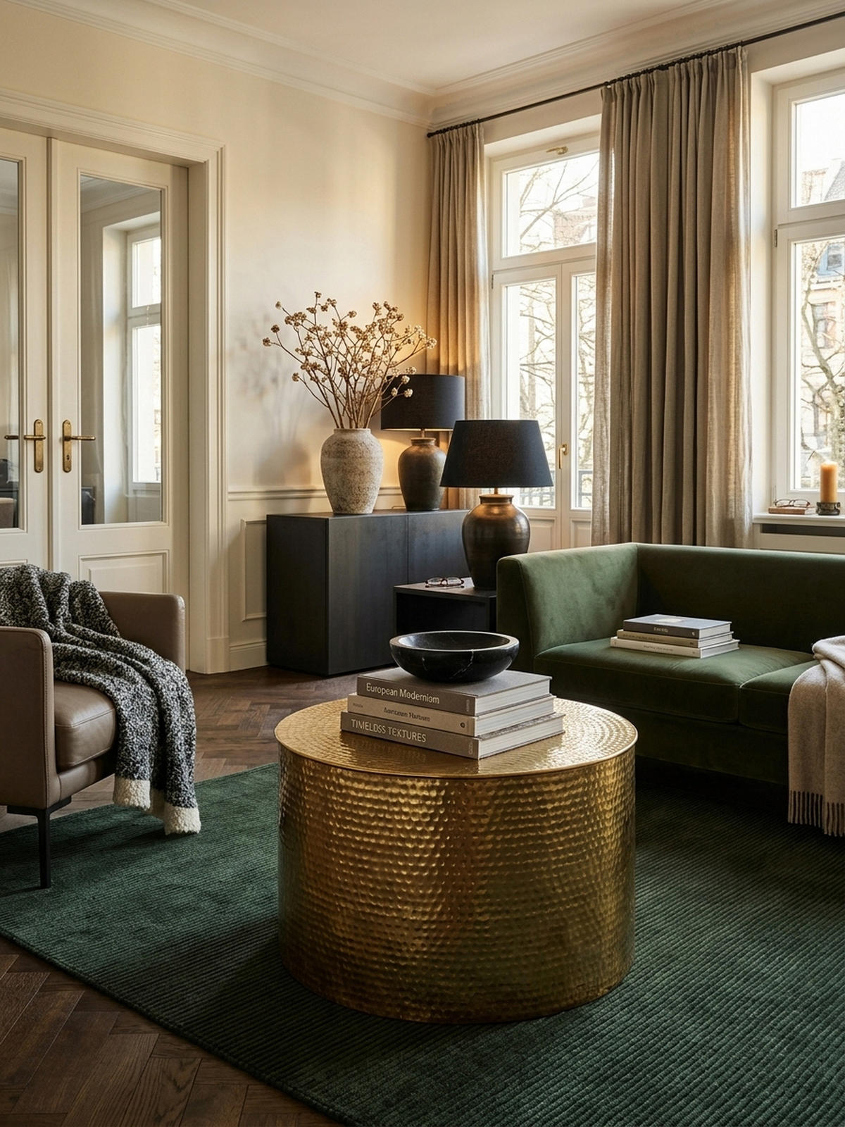 COUCHTISCH Orientstil Hammerschlag-Aluminium, Gold 61x61x40 cm - Goldfarben, Metall (61/61/40cm) - KADIMA DESIGN