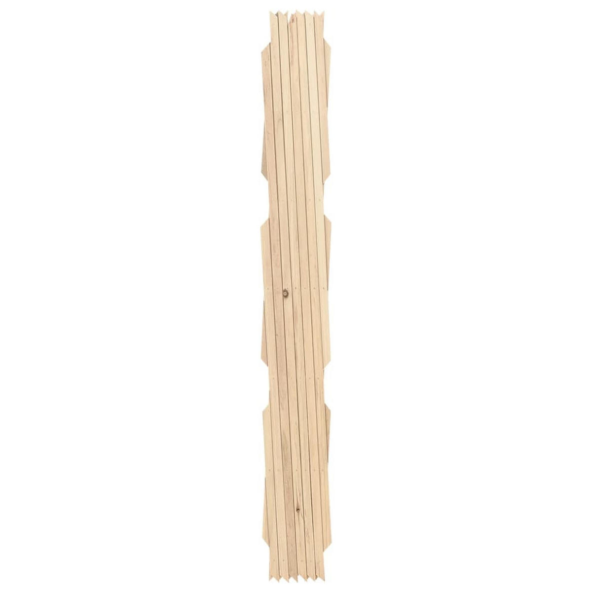 GARTENZAUN, Erweiterbar, 180/80 cm, aus Massives Tannenholz, Braun - Braun, Holz (180/80cm) - vidaXL