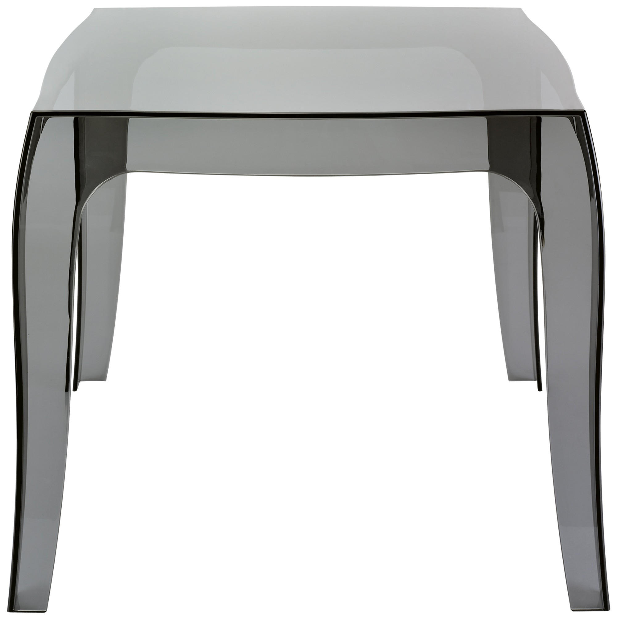 GARTENTISCH eckig 51/51/43 cm Kunststoff schwarz - Schwarz, Kunststoff (51/51/43cm) - CLP