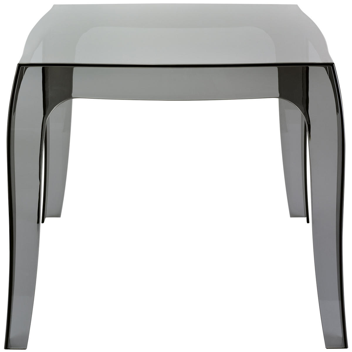 GARTENTISCH eckig 51/51/43 cm Kunststoff schwarz - Schwarz, Kunststoff (51/51/43cm) - CLP